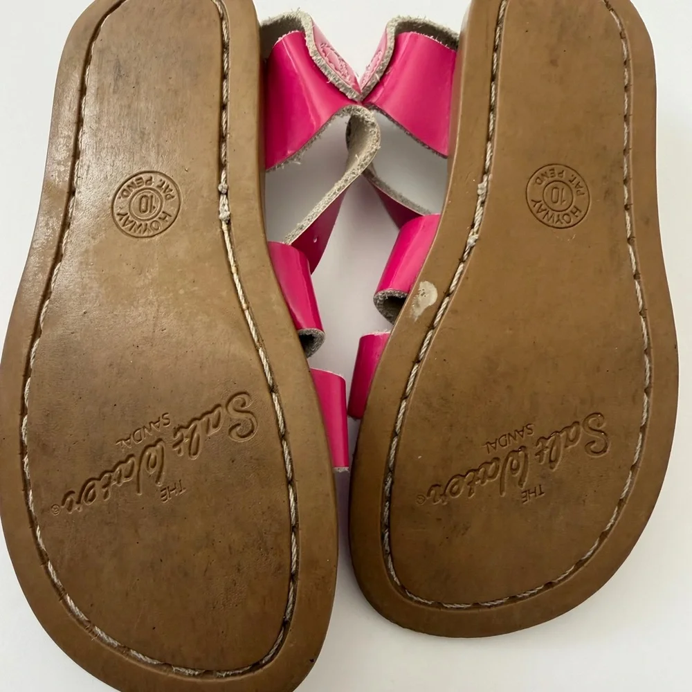 Toddler hot pink salt water sandals
